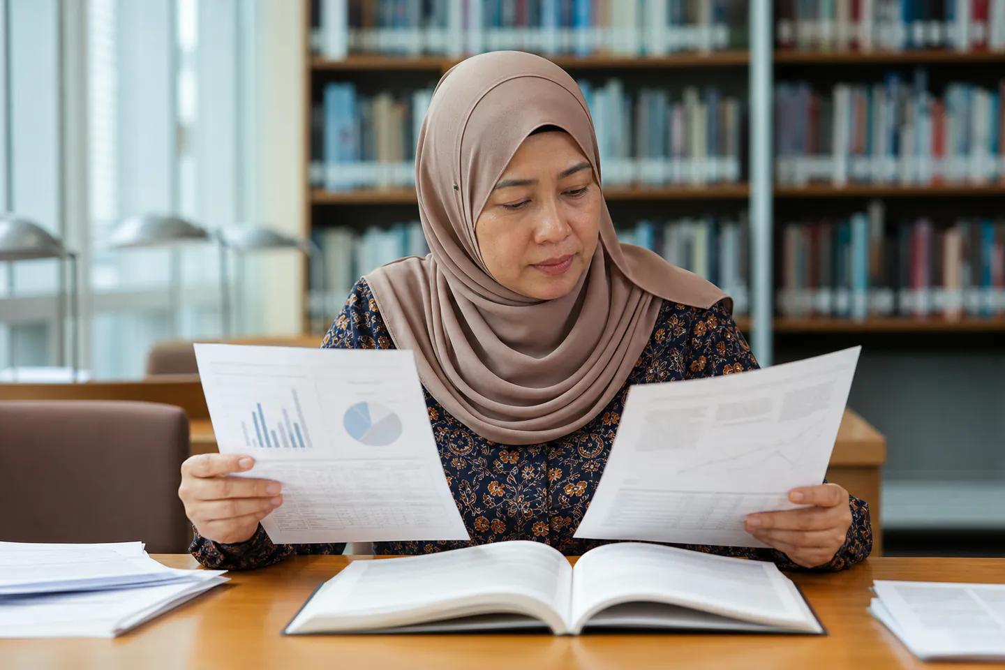 Penyelidik Melayu Malaysia membandingkan bukti ujian klinikal bercetak